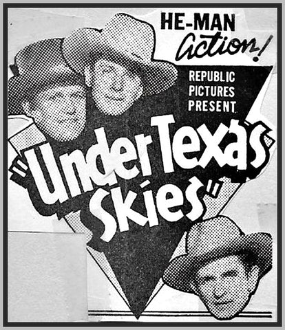 UNDER TEXAS SKIES - 1930 - BOB CUSTER - RARE DVD