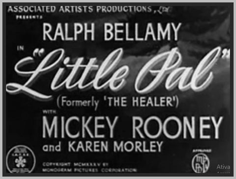 LITTLE PAL (THE HEALER) - 1935 - RALPH BELLAMY - RARE DVD