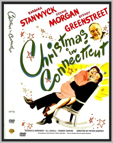 CHRISTMAS IN CONNECTICUT - 1945 - WITH BARBARA STANWYCK - RARE DVD - COLORIZED