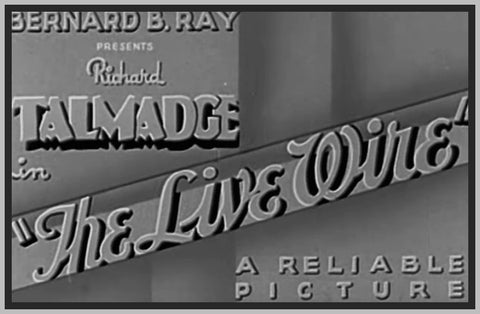 LIVE WIRE - 1935 - RICHARD TALMADGE - RARE DVD