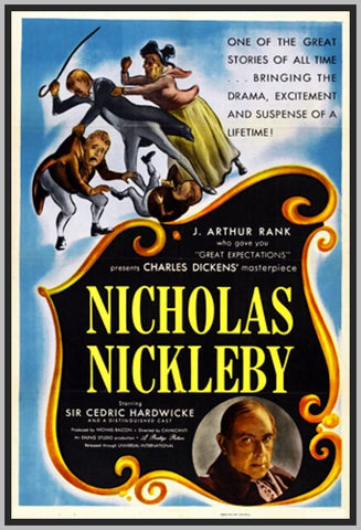 NICHOLAS NICKLEBY - 1947 - COLORIZED - DEREK BOND - RARE DVD