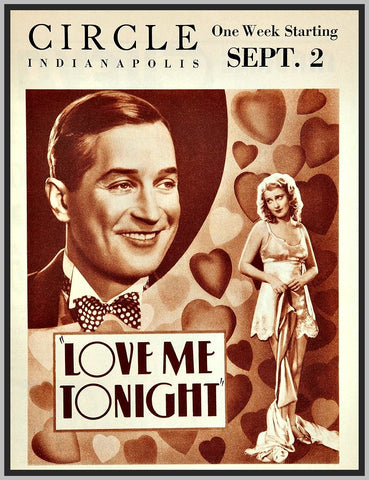 LOVE ME TONIGHT - COLORIZED - 1932 - MAURICIE CHEVALIER - RARE DVD