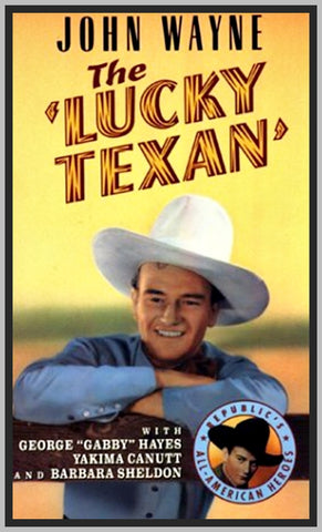 THE LUCKY TEXAN - 1934 - WITH JOHN WAYNE - RARE DVD - COLORIZED