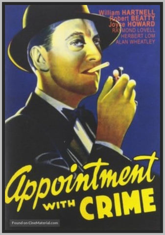 APPOINTMENT WITH CRIME - COLORIZED - 1946- WILLIAM HARTNELL - RARE DVD