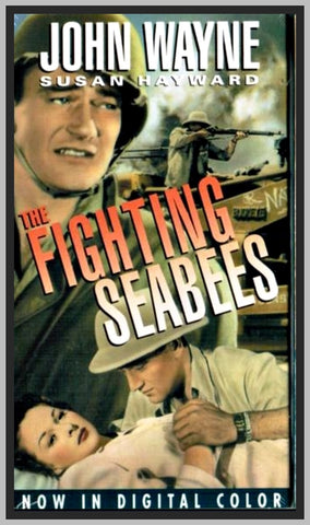 FIGHTING SEABEES - 1944 - WITH JOHN WAYNE - RARE DVD - COLORIZED