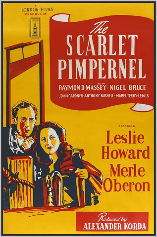 THE SCARLET PIMPEMEL - 1934 - MERLE OBERON - RARE DVD