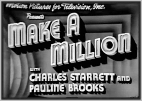 MAKE A MILLION - 1935 - CHARLES STARRET - RARE DVD
