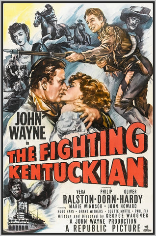 THE FIGHTING KENTUCKIAN - 1949 - WITH JOHN WAYNE - RARE DVD - COLORIZED