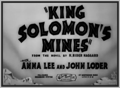 KING SOLOMONS MINES - 1937 - PAUL ROBESON - RARE DVD