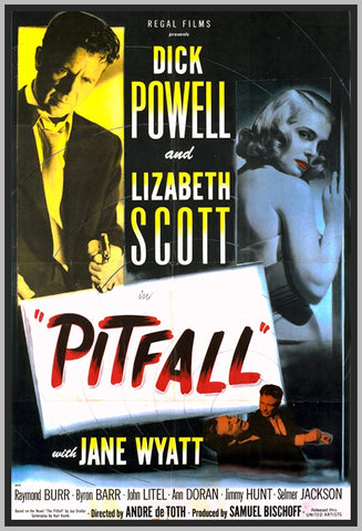 PITFALL - COLORIZED - 1948 - DICK POWELL - RARE DVD