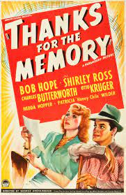 THANKS FOR THE MEMORY - 1938 - BOB HOPE