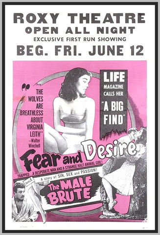 FEAR AND DESIRE - 1953 - COLORIZED - FRANK SILVERA - RARE DVD