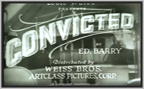 CONVICTED - 1931 - JAMESON THOMAS - RARE DVD