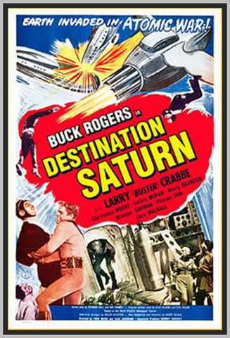 DESTINATION SATURN - 1966 - COLORIZED - BUCK ROGERS - RARE DVD