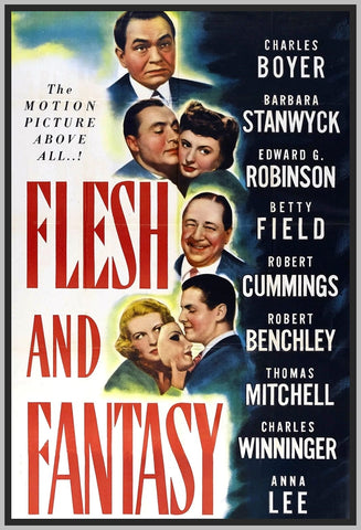 FLESH AND FANTASY - COLORIZED - 1943 - CHARLES BOTER - RARE DVD