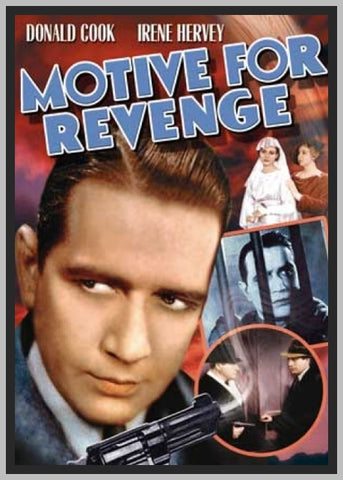 MOTIVE FOR REVENGE - 1935 - DONALD COOK - RARE DVD