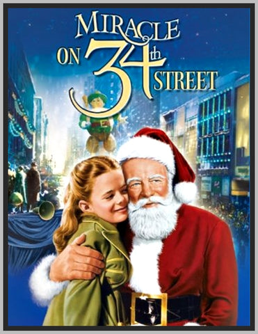 MIRACLE ON 34TH. STREET - 1946 - WITH JOHN PAYNE - RARE DVD - COLORIZED