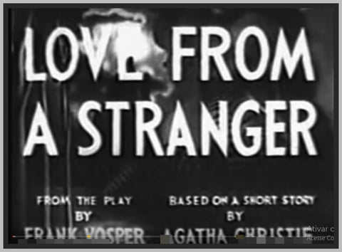 LOVE FROM A STRANGER - 1937 - RARE DVD