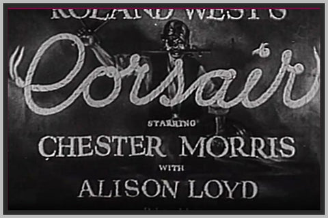 CORSAIR - 1931 - THELMA TODD - RARE DVD