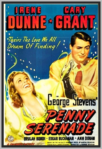 PENNY SERENADE - 1941 - CARY GRANT - IRENE DUNNE - RARE COLORIZED DVD