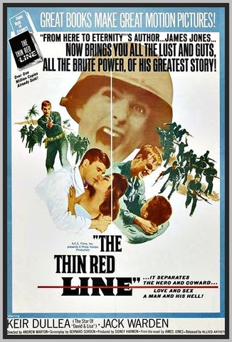 THE THIN RED LINE - 1964 - COLORIZED - KEAR DULLEA - RARE DVD