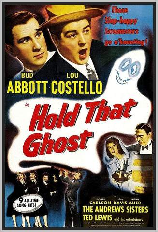 ABBOTT AND COSTELLO - HOLD THAT GHOST - 1941 - COLORIZED - BUD ABBOTT - RARE DVD