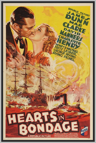 HEARTS IN BONDAGE - COLORIZED - 1936 - JAMES DUNN - RARE DVD