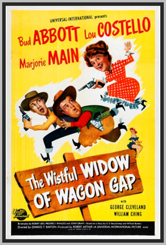 THE WISTFUL WIDOW OF WAGON GAP - ABBOTT AND COSTELLO - COLORIZED - 1947 - RARE DVD