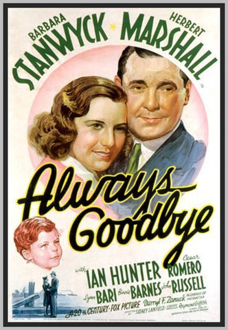 ALWAYS GOODBYE - COLORIZED - 1938 - BARBARA STANWYCK - RARE DVD