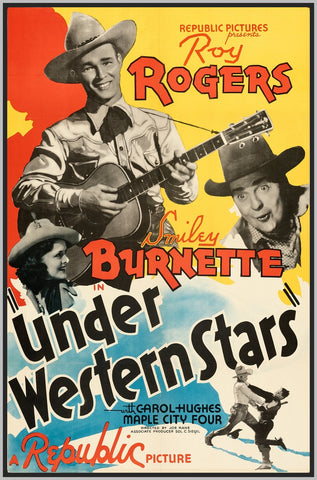 UNDER WESTERN STARS - 1938 - ROY ROGERS - RARE DVD