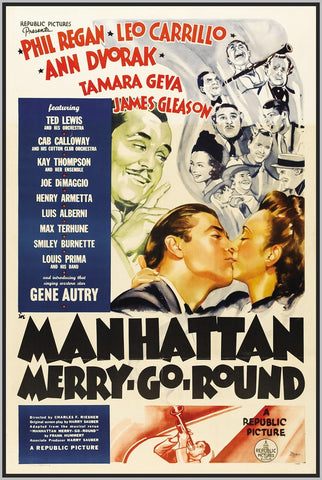 MANHATTAN MERRY GO ROUND - 1937 - PHIL REGAN - RARE DVD