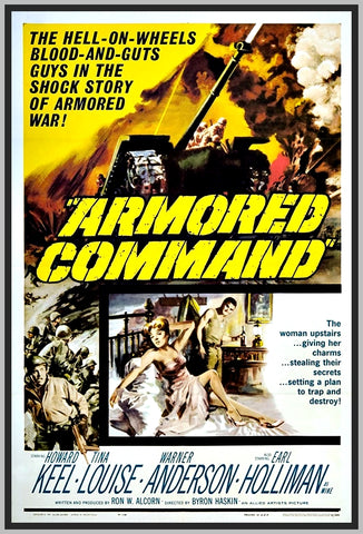 ARMORED COMMAND - 1961 - COLORIZED - HOWARD KEEL - RARE DVD