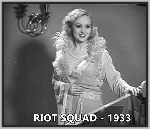 RIOT SQUAD - 1933 - MADGE BELLAMY - RARE DVD