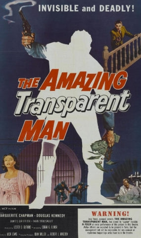 THE AMAZING TRANSPARENT MAN - 1960 - DOUGLAS KENNEDY - B&W
