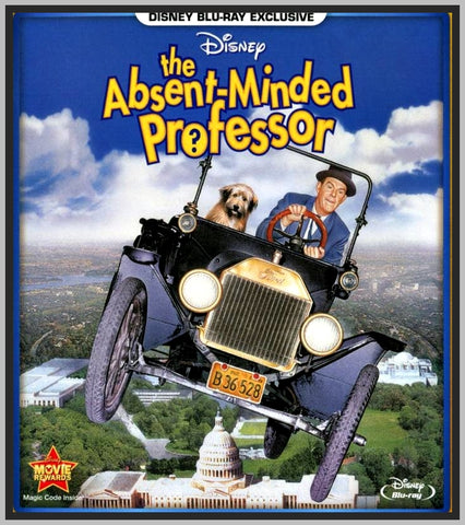 THE ABSENT MINDED PROFESSOR - 1961 - WITH FRED MCMURRAY - RARE DVD - COLORIZED