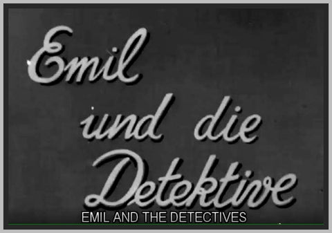 EMIL AND THE DETECTIVES - 1931 - HUBERT SCHMITZ - RARE DVD