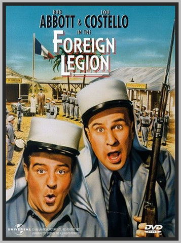 ABBOTT AND COSTELLO IN THE FOREIGN LEGION - 1950 - COLORIZED - BUD ABBOTT - RARE DVD