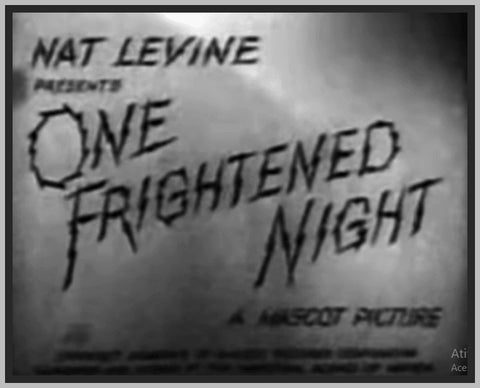 ONE FRIGHTENED NIGHT - 1935 - CHARLEY GRAPEWIN - RARE DVD