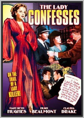 THE LADY CONFESSES '45 - COLORIZED - EDMUND MCDONALD - RARE DVD