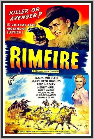 RIMFIRE - COLORIZED - 1949 - JAMES MILLICAN - RARE DVD