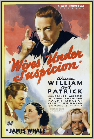 WIVES UNDER SUSPICION - 1938 - WARREN WILLIAM - RARE DVD