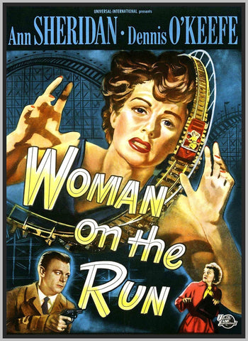 WOMAN ON THE RUN - COLORIZED - 1950 - RARE DVD