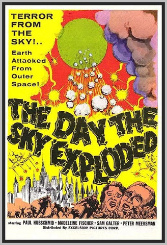 THE DAY THE SKY EXPLODED - 1958 - MADELEINE FISCHER - COLORIZED - RARE DVD