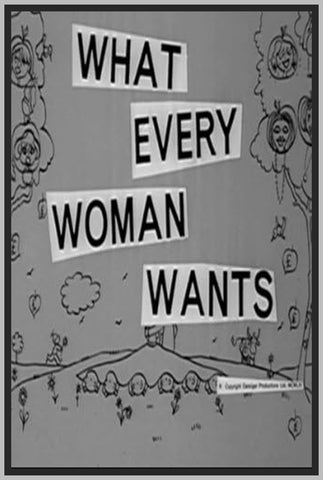 WHAT EVERY WOMAN WANTS - COLORIZED - 1962 - WILLIAM FOX - RARE DVD