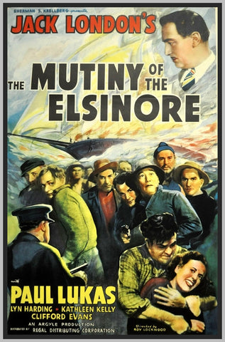 THE MUTINY OF THE ELSINORE - COLORIZED - 1937 - PAUL LUKAS - RARE DVD