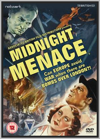 MIDNIGHT MERNACE AKA BOMBS OVER LONDON - 1937 - CHARLES FARRELL - RARE DVD