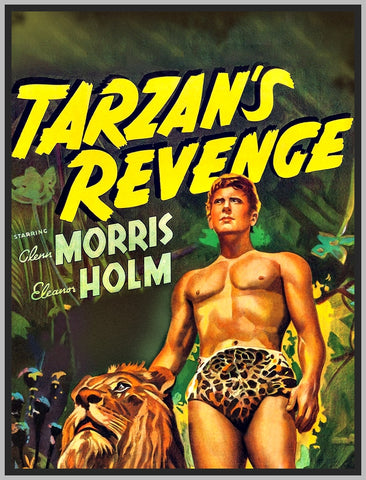 TARZAN'S REVENGE - 1938- COLORIZED - GLENN MORRIS - RARE DVD