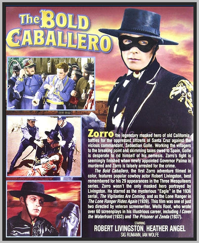 THE BOLD CABALLERO - 1936 - WITH ROBERT LIVINGSTON - RARE DVD - COLORIZED