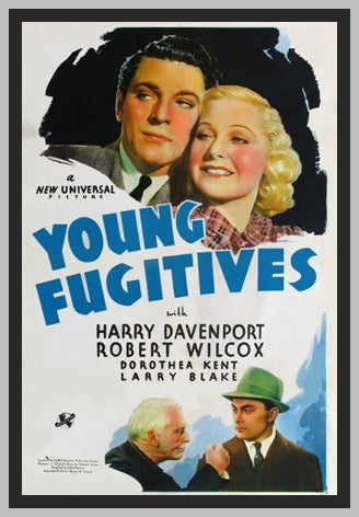 YOUNG FUGITIVES - 1938 - ROBERT WILCOX - RARE DVD