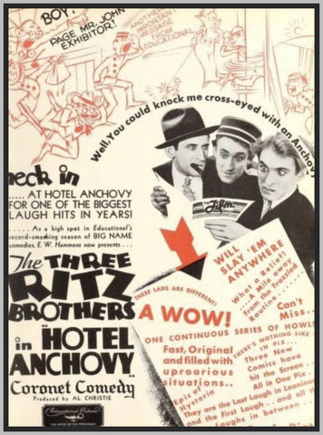ANCHORY HOTEL - 1934 - AL RITZ - RARE DVD
